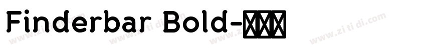 Finderbar Bold字体转换